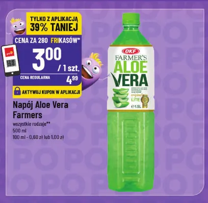 Napój Aloe Vera Farmers promocja w POLOmarket