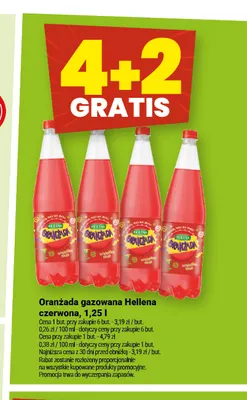 Oranżada gazowana Hellena czerwona promocja w Twój Market