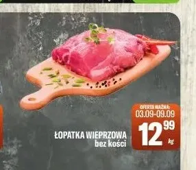 Łopatka wieprzowa bez kości promocja w Tomi Markt