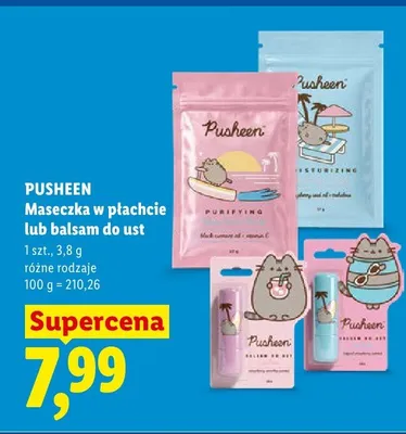 Balsam do ust Pusheen promocja w Lidl