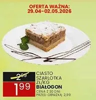 Ciasto szarlotka promocja w Wafelek