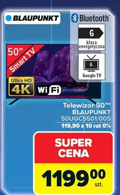 Telewizor 50" 50UGC5501/00S promocja w Carrefour