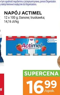 Napój Actimel truskawka 12-pak 100 g promocja w Stokrotka