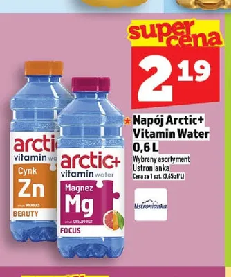Napój Arctic+ Vitamin Water Magnez Grejpfrut Focus promocja w TOPAZ