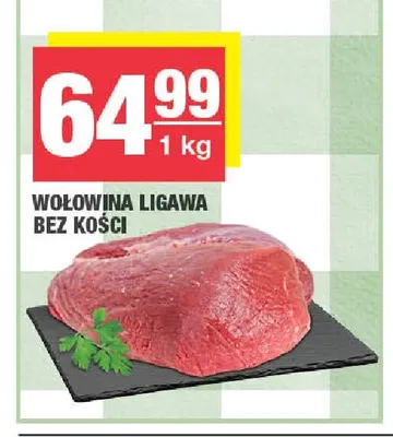 Wołowina ligawa bez kości promocja w SPAR