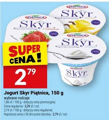 Jogurt Skyr Piątnica promocja w Twój Market