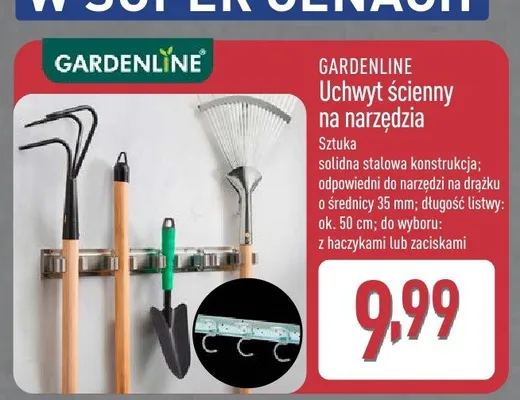 Uchwyt ścienny na narzędzia promocja w Aldi