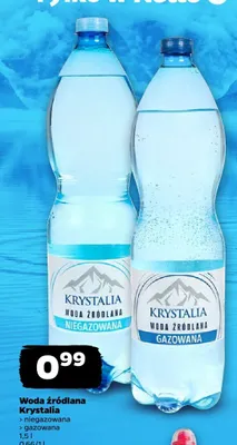 Woda źródlana niegazowana promocja w Netto