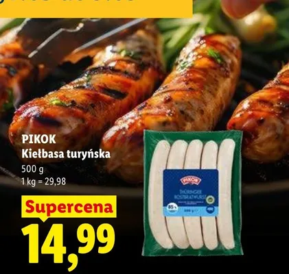 Kiełbasa turyńska Pikok promocja w Lidl
