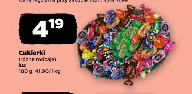 Cukierki luz promocja w Netto