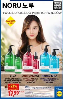 Wzmacniający eliksir termoochronny Anti Damage Noru promocja w Lidl