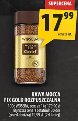 Kawa Mocca Fix Gold rozpuszczalna promocja w Arhelan