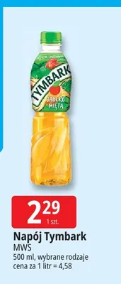 Napój Tymbark Jabłko Mięta promocja w Leclerc