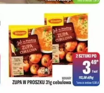 Zupa w proszku Winiary cebulowa promocja w Tomi Markt