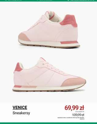 Sneakersy VENICE promocja w Deichmann