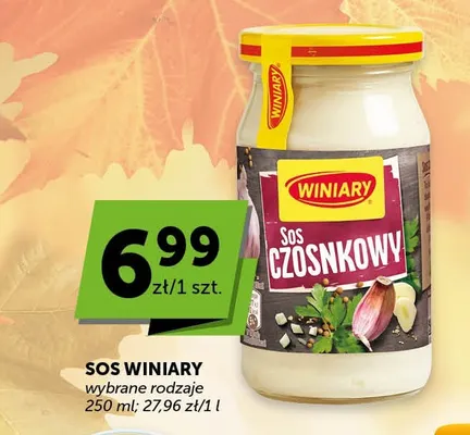 Sos czosnkowy Winiary promocja w Euro Sklep