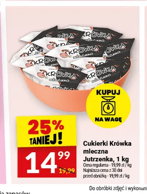 Cukierki Krówka mleczna Jutrzenka promocja w Twój Market