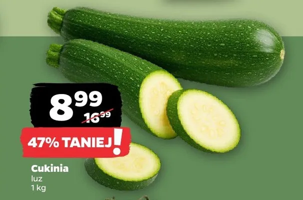 Cukinia luz promocja w Netto