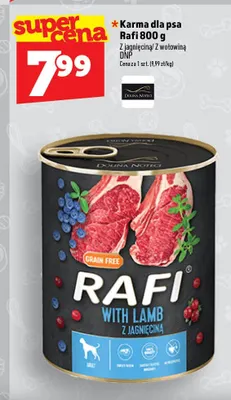 Karma dla psa Rafi z wołowiną promocja w TOPAZ
