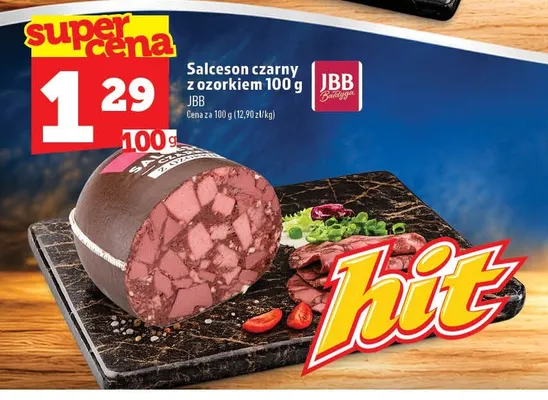 Salceson czarny z ozorkiem JBB promocja w TOPAZ