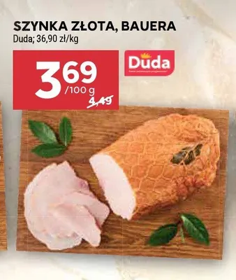 Szynka złota Bauera Duda promocja w Stokrotka