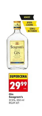 Gin Seagram's promocja w Biedronka