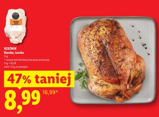 Kaczka tuszka Rzeźnik promocja w Lidl