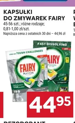 Kapsułki do zmywarek Fairy promocja w Stokrotka
