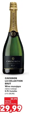 Wino musujące Cavignon La Collection Brut promocja w Kaufland