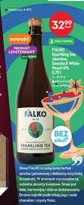 F'alko Sparkling Tea Jasmine Sencha & White Peach 0% promocja w Żabka