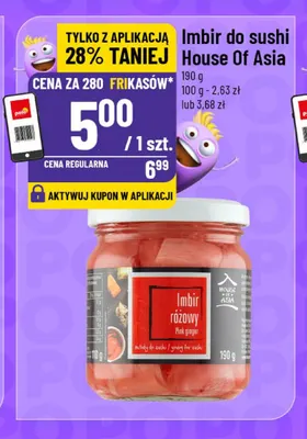 Imbir do sushi House of Asia promocja w POLOmarket