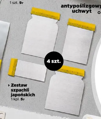 Zestaw szpachli japońskich promocja w Netto