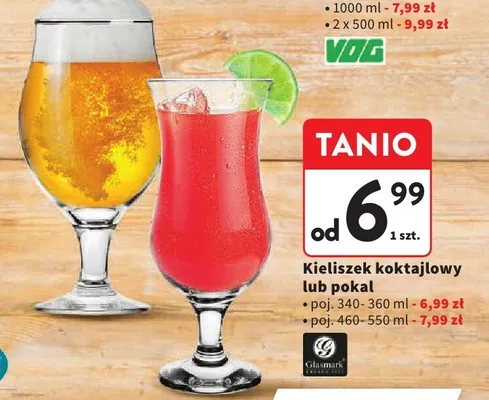 Kieliszek koktajlowy 340-360ml promocja w Intermarche