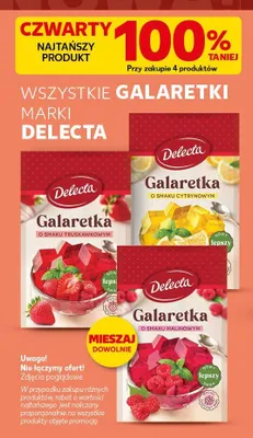 Galaretka o smaku cytrynowym Delecta promocja w Kaufland