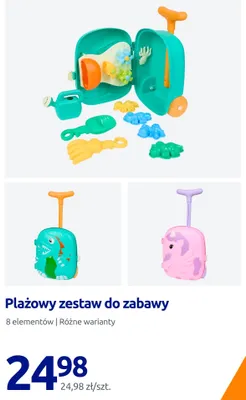 Plażowy zestaw do zabawy Jednorożec 8 elementów promocja w Action