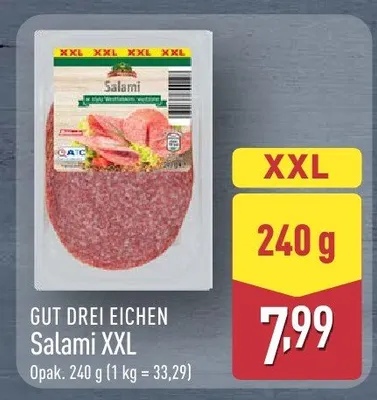 Salami XXL promocja w Aldi