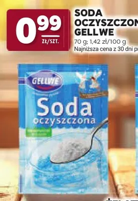 Soda oczyszczona Gellwe promocja w Stokrotka