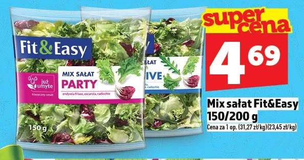 Mix sałat Fit&Easy promocja w TOPAZ