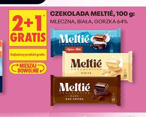 Czekolada Meltié promocja w Biedronka