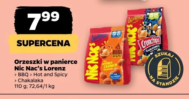 Orzeszki w panierce Nic Nac's Lorenz BBQ promocja w Netto
