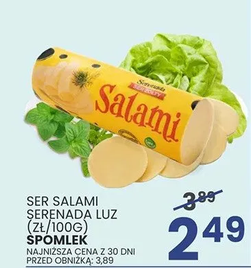 Ser salami Serenada Luz promocja w Wafelek