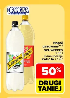 Napój gazowany Schweppes Zero Mojito promocja w Carrefour