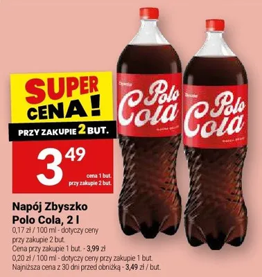Napój Zbyszko Polo Cola promocja w Twój Market