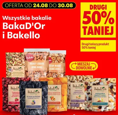 Migdały łuskane Bakello promocja w Biedronka