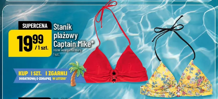 Stanik plażowy Captain Mike promocja w POLOmarket