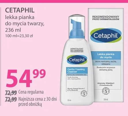 Lekka pianka do mycia twarzy promocja w Hebe