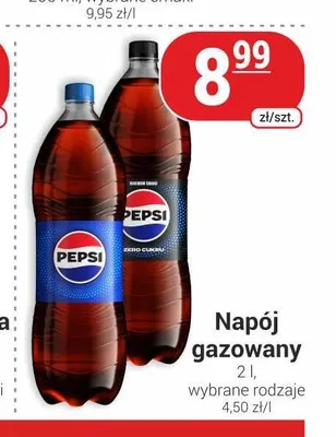 Napój gazowany Pepsi 2 l promocja w Delikatesy Sezam