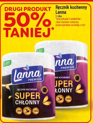 Ręcznik kuchenny Super Chłonny Lanna Premium promocja w POLOmarket