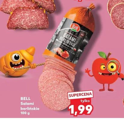 Salami berlińskie Bell promocja w Kaufland