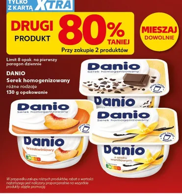 Serek homogenizowany Danio truskawkowy promocja w Kaufland